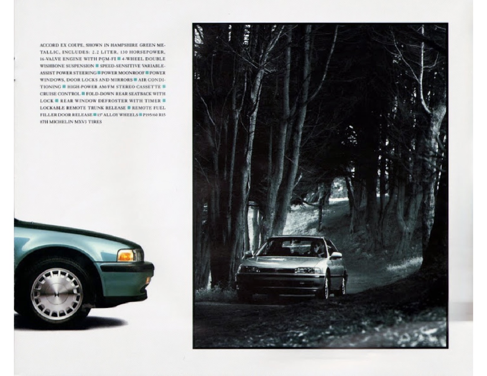 1991 Honda Brochure Page 1
